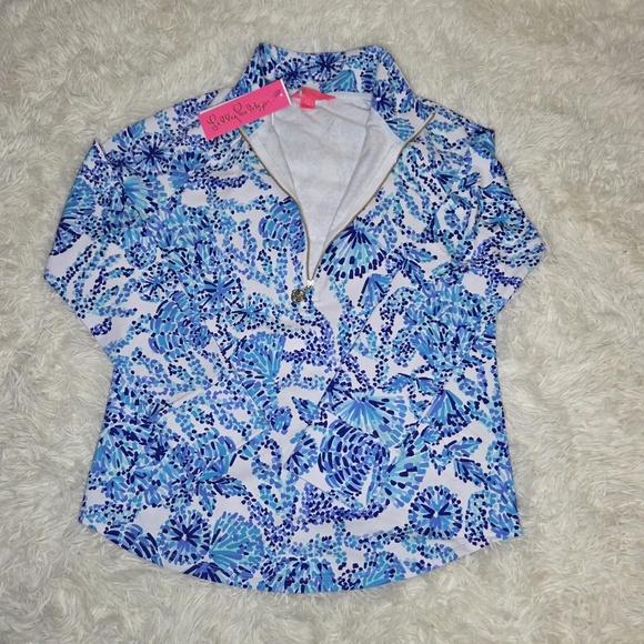 Lilly Pulitzer Skipper Popover "Shell Me You Love Me" - Picture 4 of 12